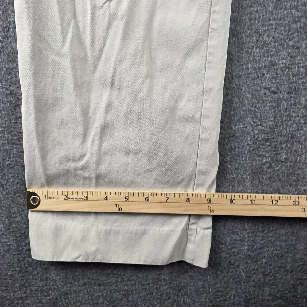 Tommy Bahama Pants Mens 36x32 Beige Silk Cotton Chino Straight Leg Casual Dress
